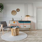 TWO HALVES 3-Door Sideboard