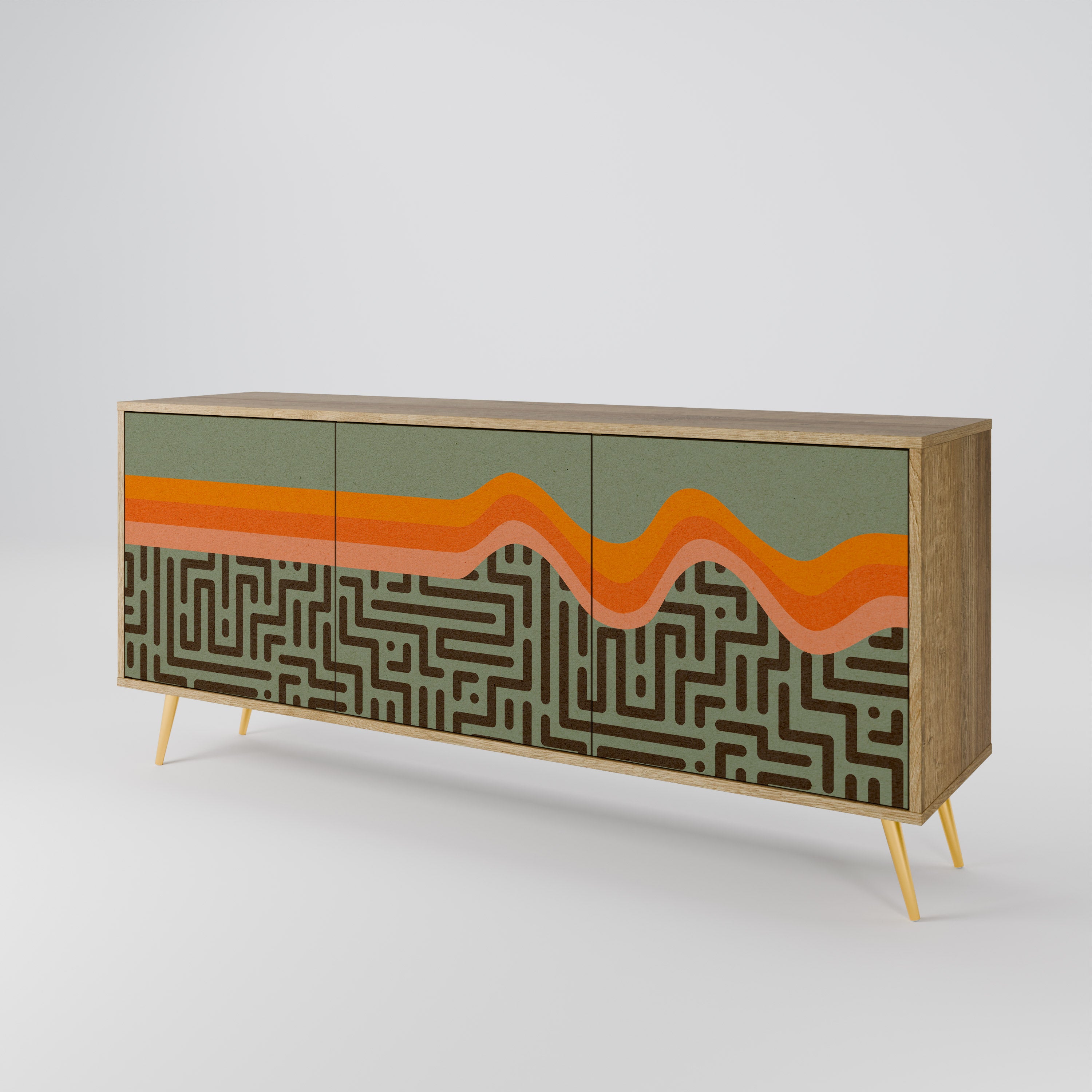 SIMPLE SOLUTIONS 3-Door Sideboard
