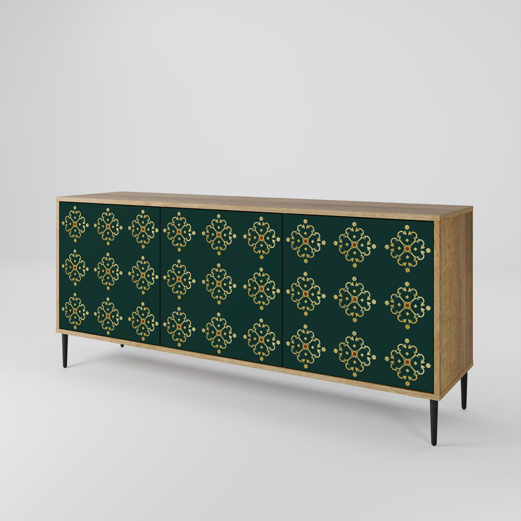 ROYAL MEDALLION 3-Door Sideboard in Oak Effect