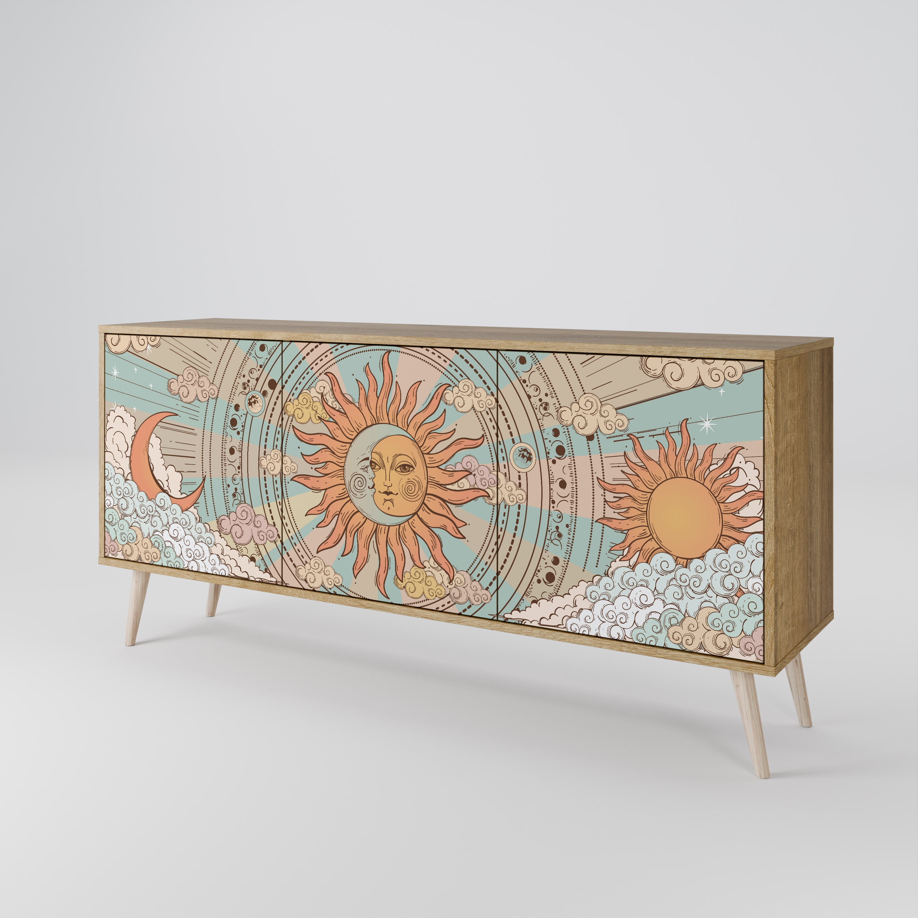 MYSTICAL STRUCTURE Μπουφές 3-θυρών