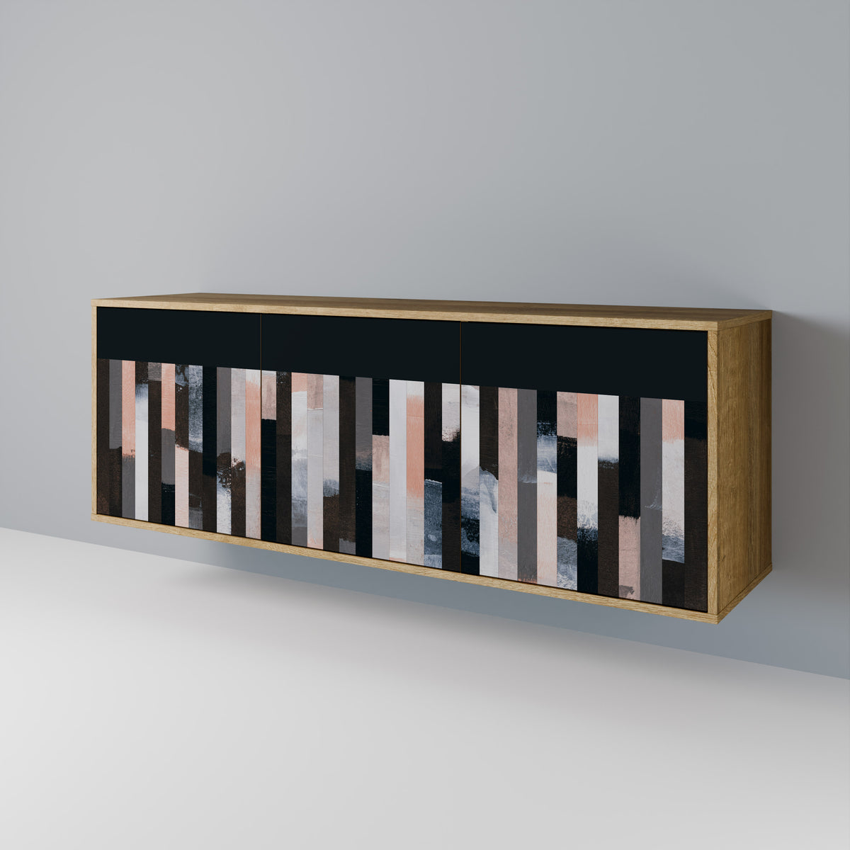 COLLAGE OF RECTANGLES Μπουφές 3-θυρών