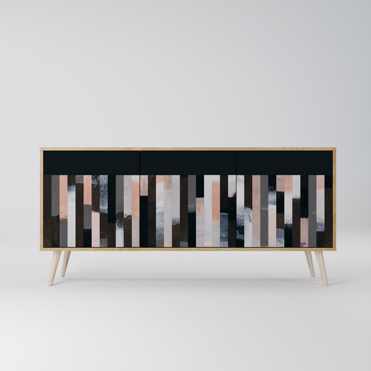 COLLAGE OF RECTANGLES Μπουφές 3-θυρών