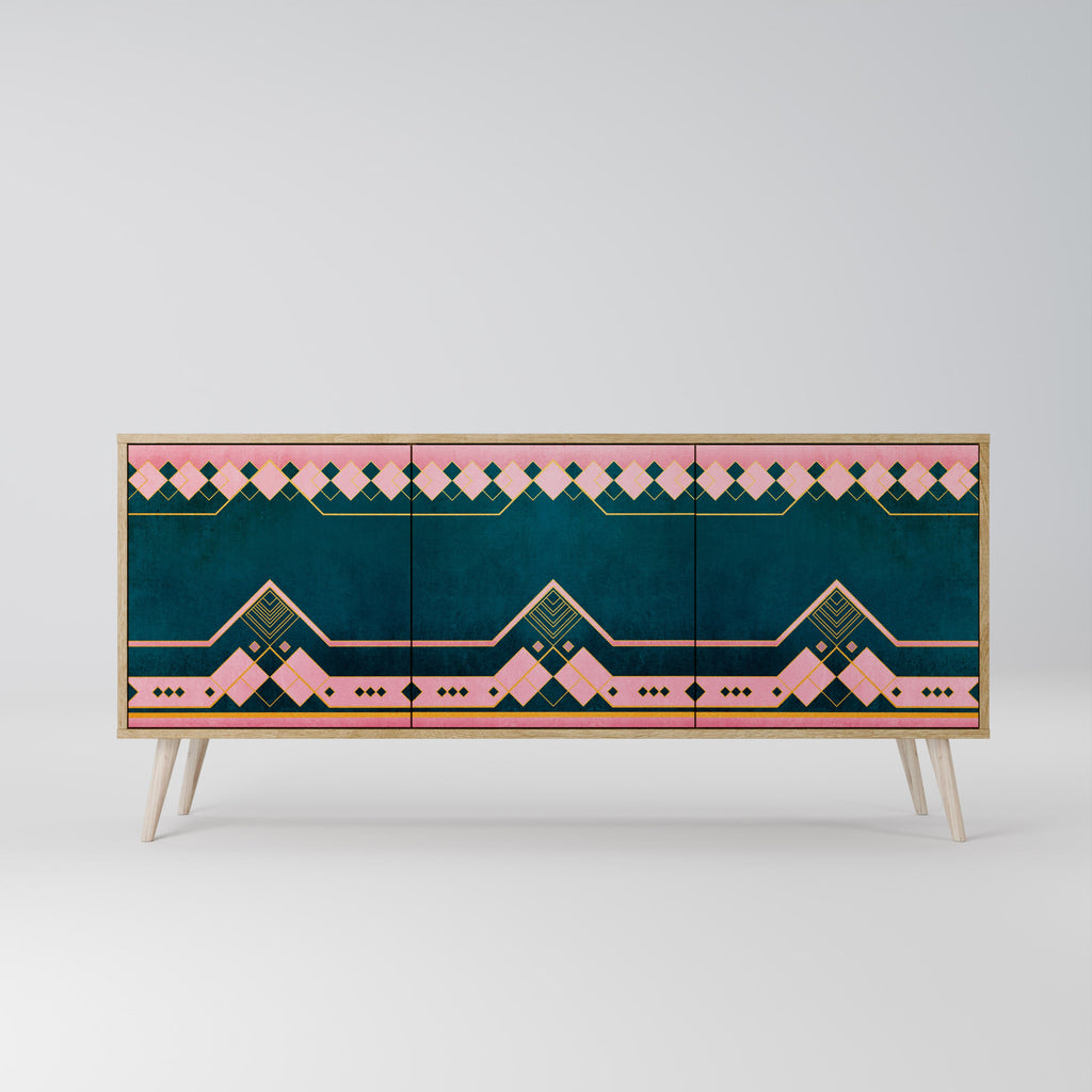 ROYAL COMPOSITION 3-Door Sideboard in Oak Effect