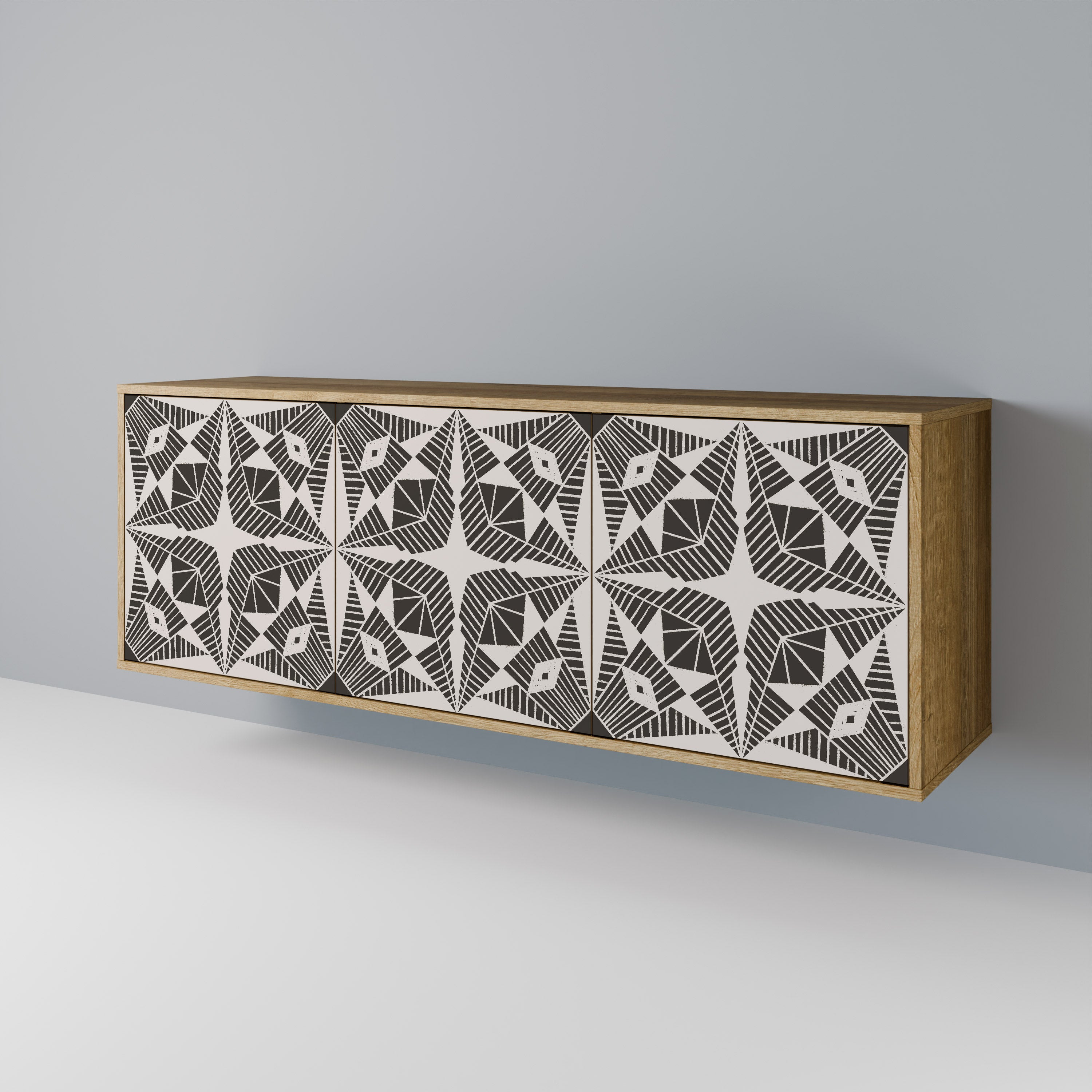 MONOCHROME NEXUS Μπουφές 3-θυρών