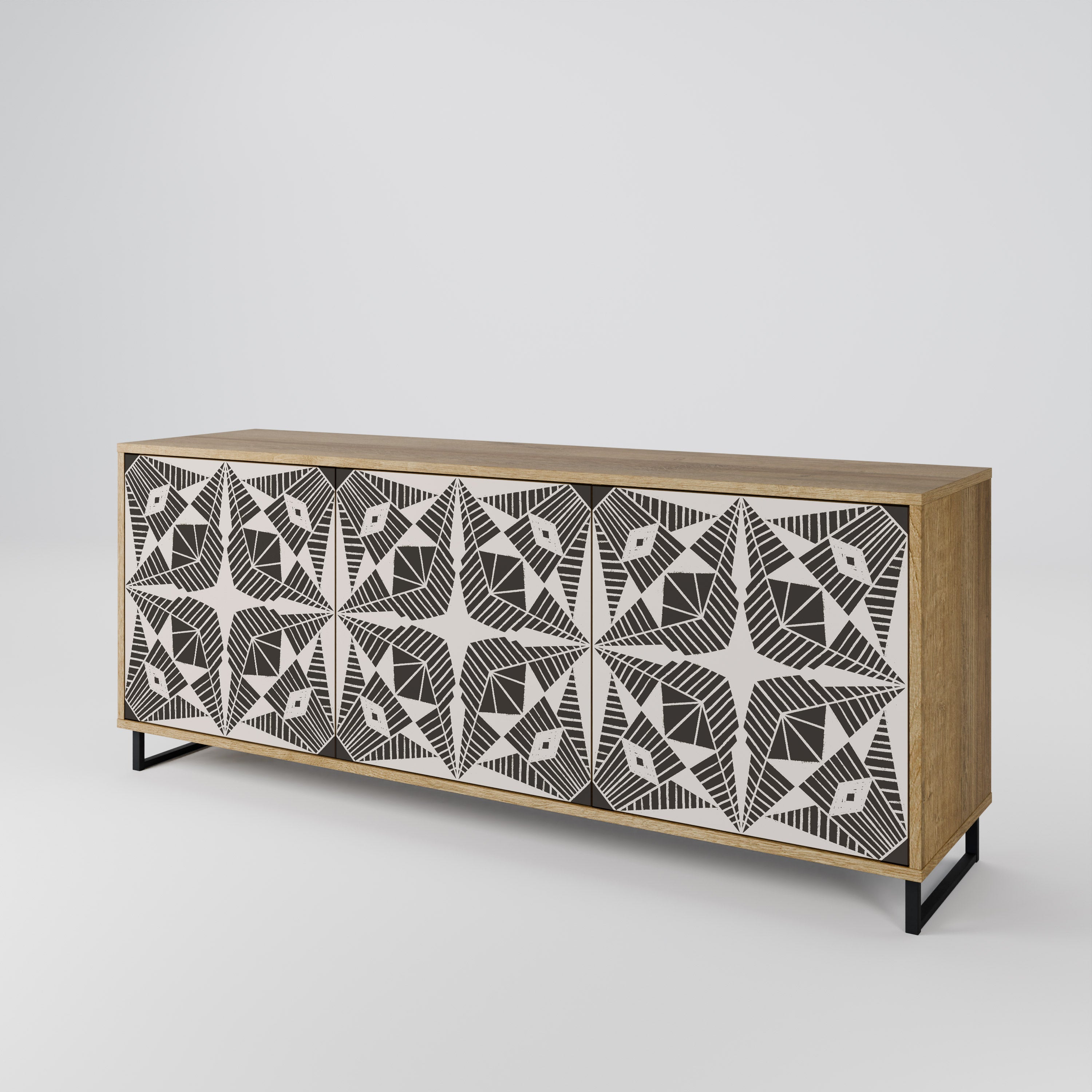 MONOCHROME NEXUS Μπουφές 3-θυρών