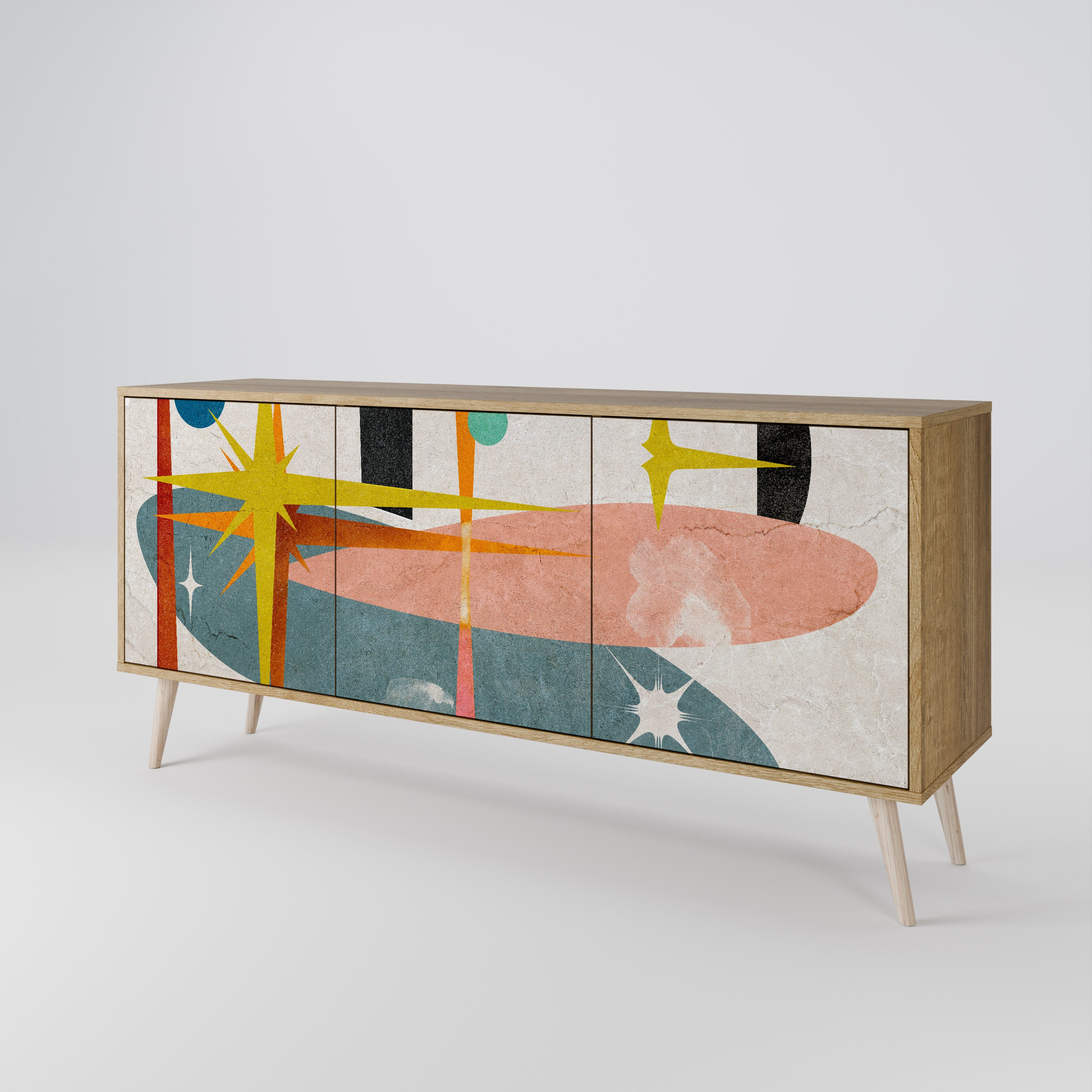 INTERSTELLAR VIBES Μπουφές 3-θυρών