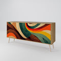 COLORFUL STRANDS 3-Door Sideboard