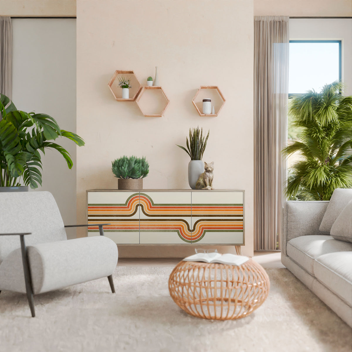 EXCEPTIONAL STREAM Μπουφές 3-θυρών