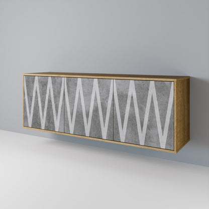 SOLID ZIG ZAG Μπουφές 3-θυρών
