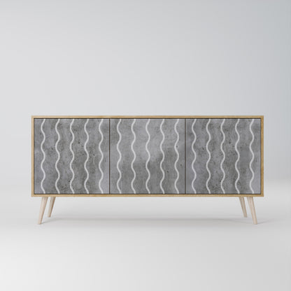 WAVES OF CONCRETE Μπουφές 3-θυρών