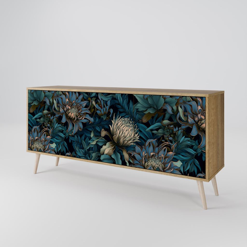 TWILIGHT BLOOM 3-Door Sideboard