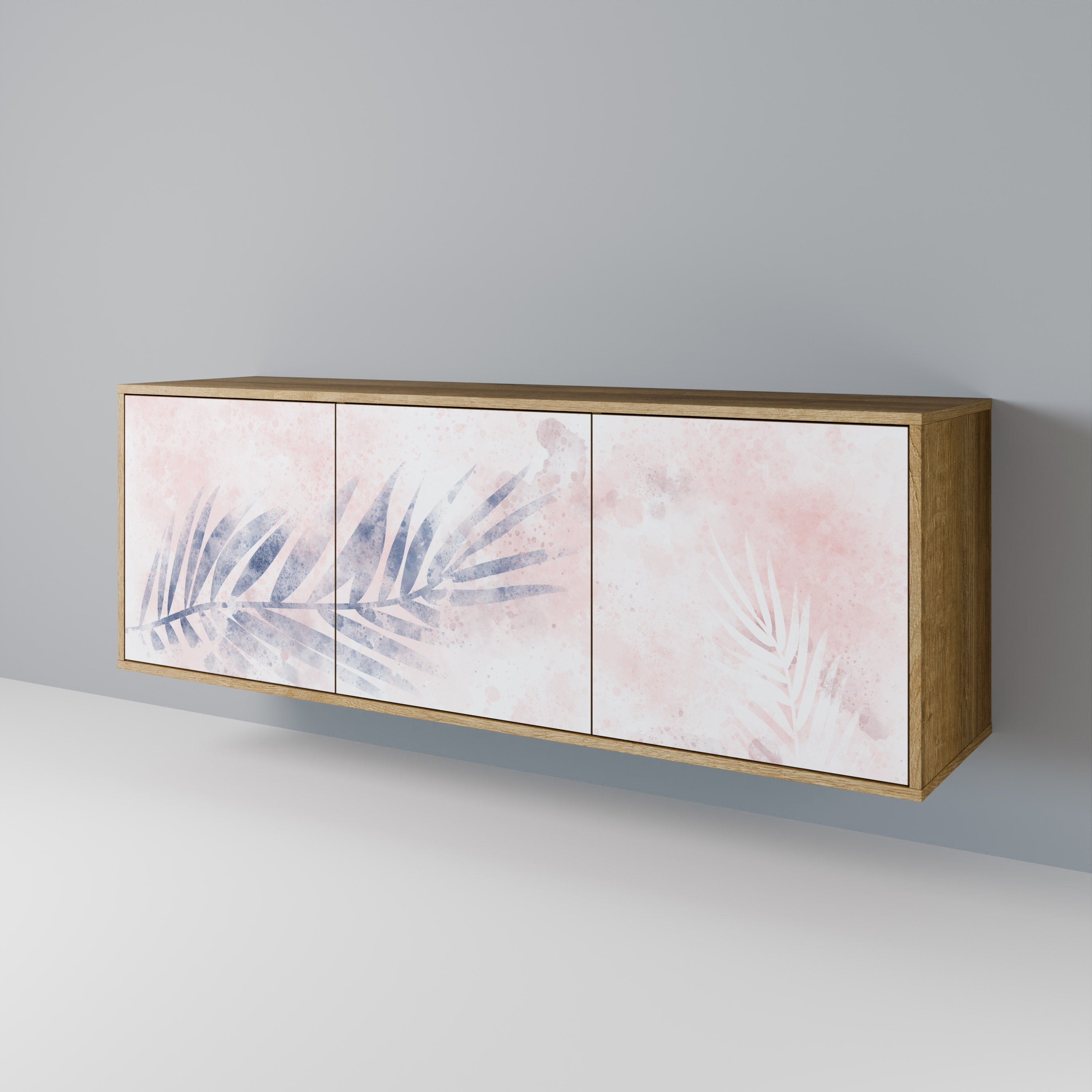 TIMELESS FLOAT 3-Door Sideboard in Oak Effect