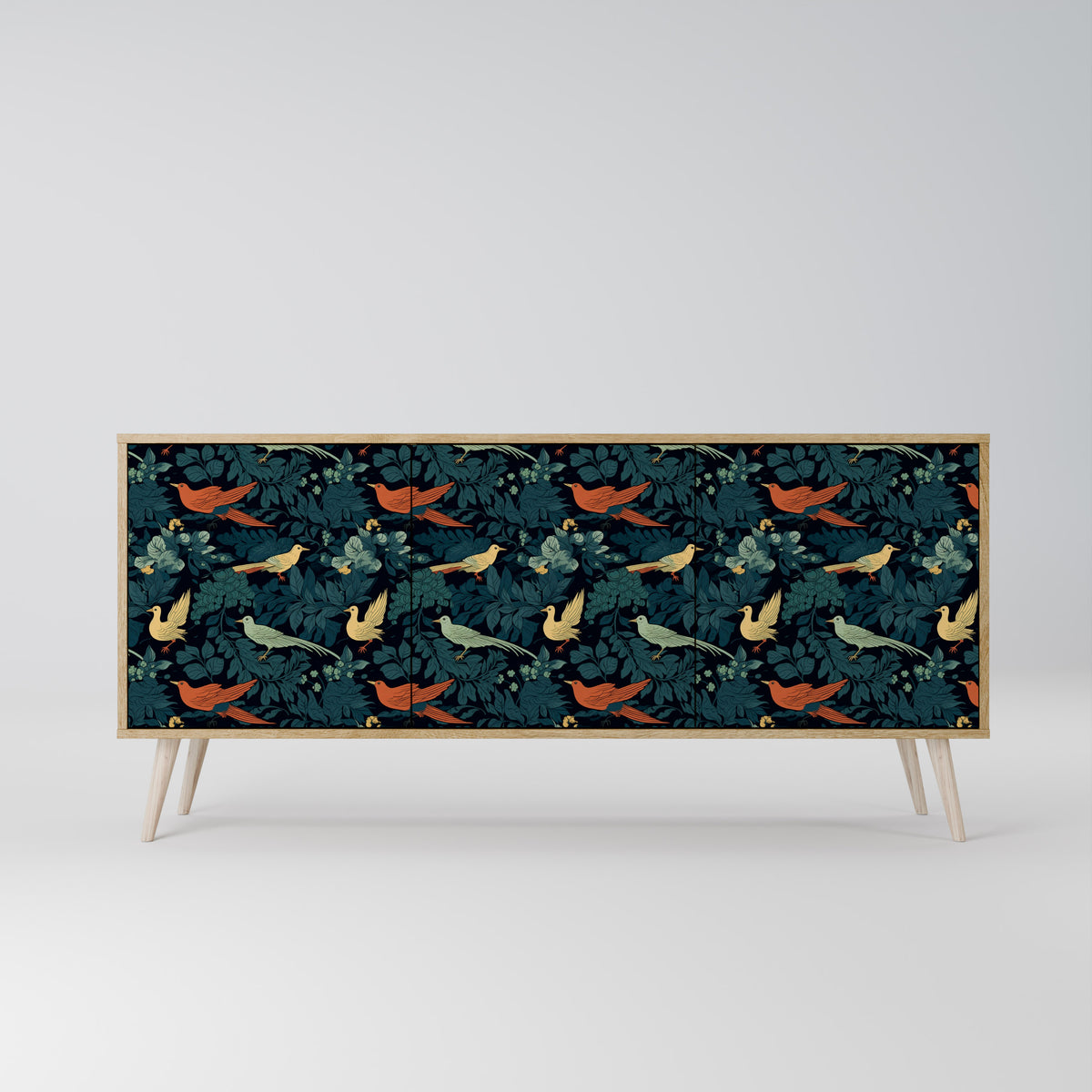 FOWL ORNAMENT 3-Door Sideboard