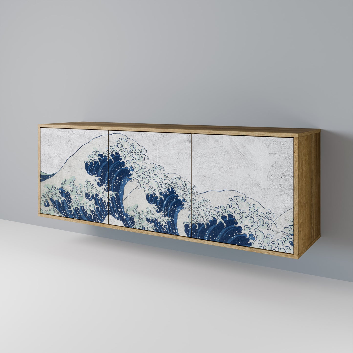 THE GREAT WAVE AT KANAGAWA Μπουφές 3-θυρών