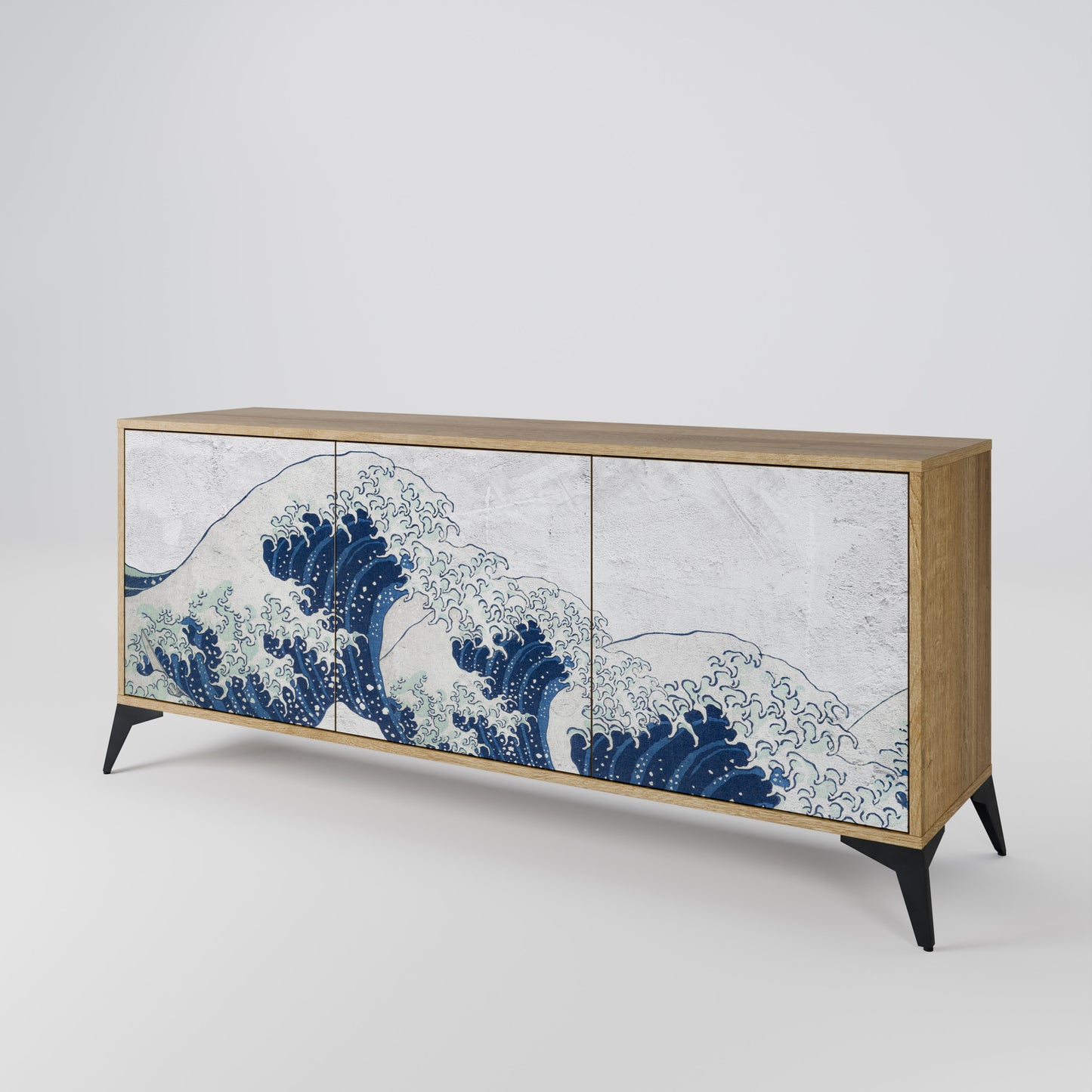 THE GREAT WAVE AT KANAGAWA Μπουφές 3-θυρών