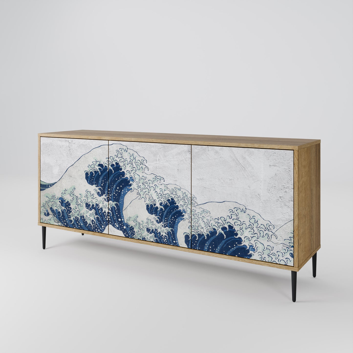 THE GREAT WAVE AT KANAGAWA Μπουφές 3-θυρών