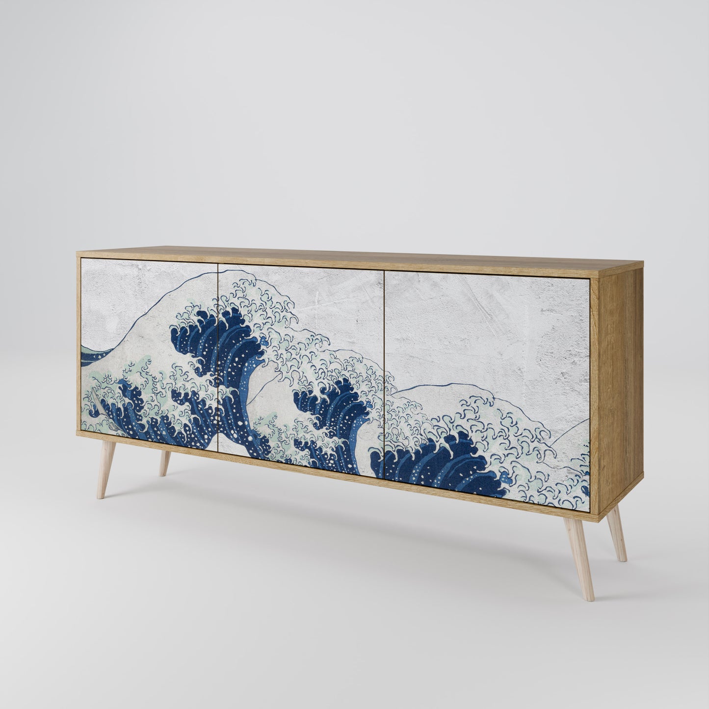 THE GREAT WAVE AT KANAGAWA Μπουφές 3-θυρών