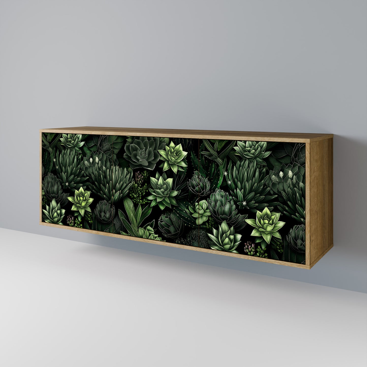 SUCCULENT JUNGLE Μπουφές 3-θυρών