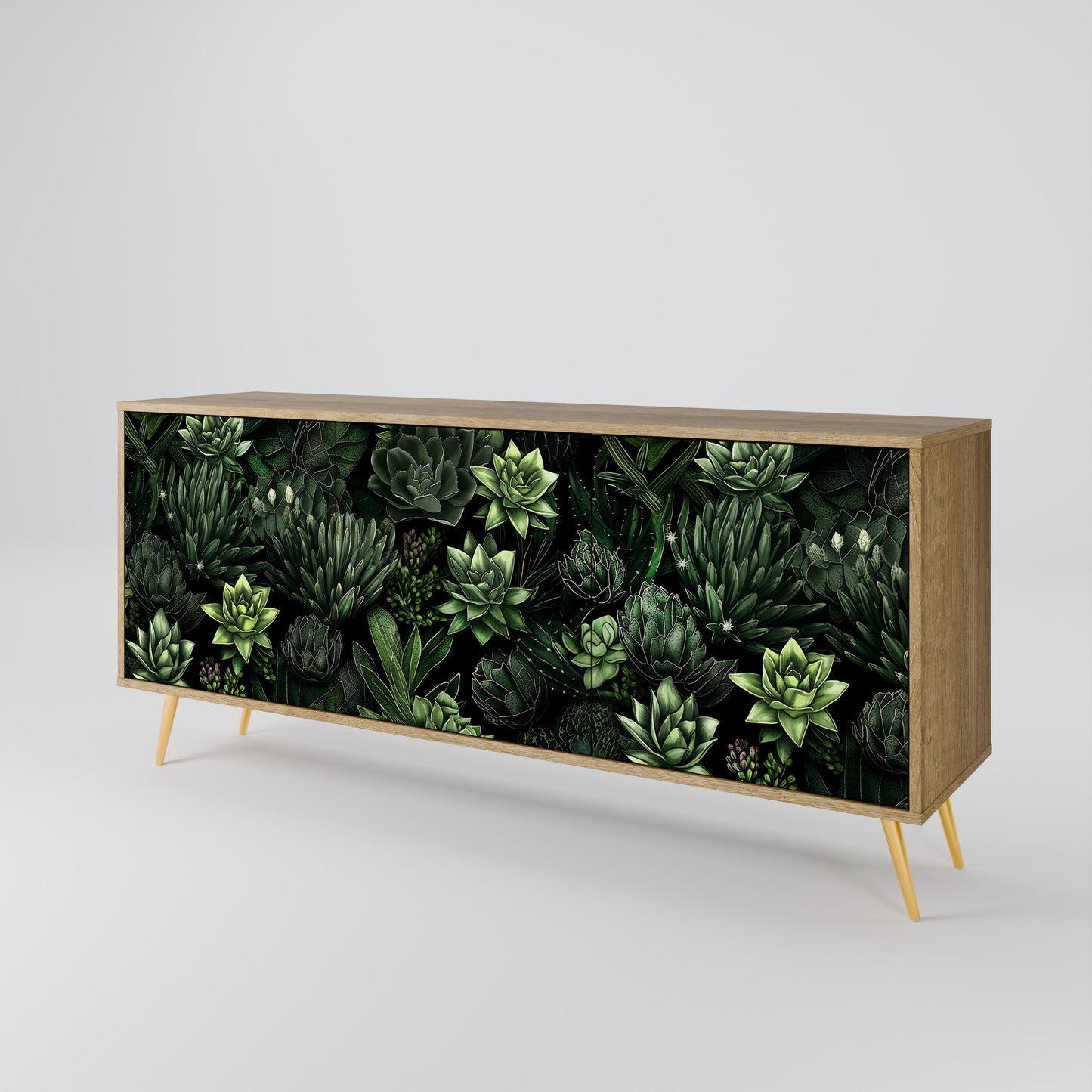 SUCCULENT JUNGLE Μπουφές 3-θυρών