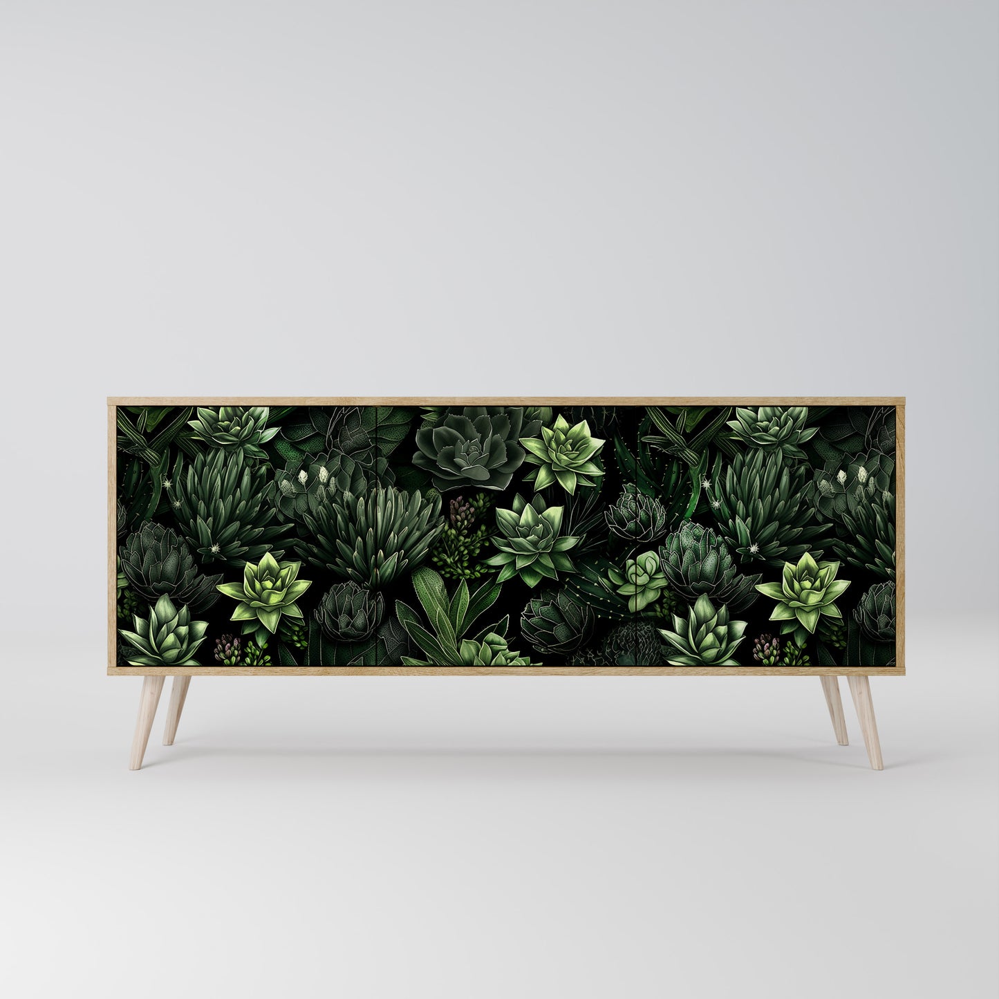SUCCULENT JUNGLE Μπουφές 3-θυρών