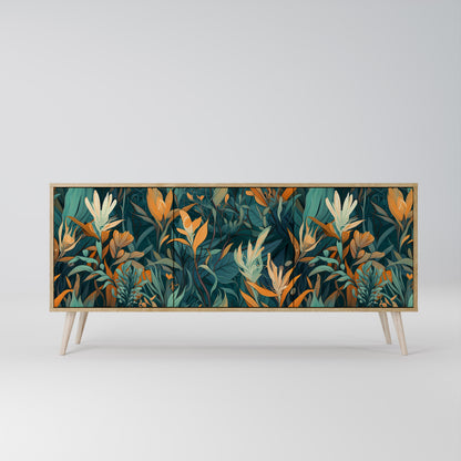 FLORAL SERENITY Μπουφές 3-θυρών