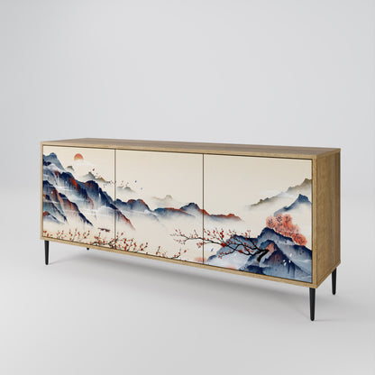 JAPANESE LANDSCAPE Μπουφές 3-θυρών