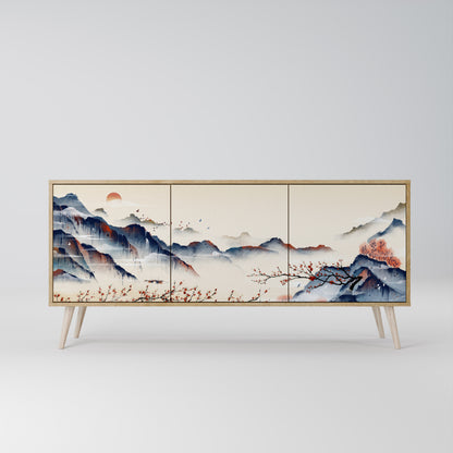 JAPANESE LANDSCAPE Μπουφές 3-θυρών