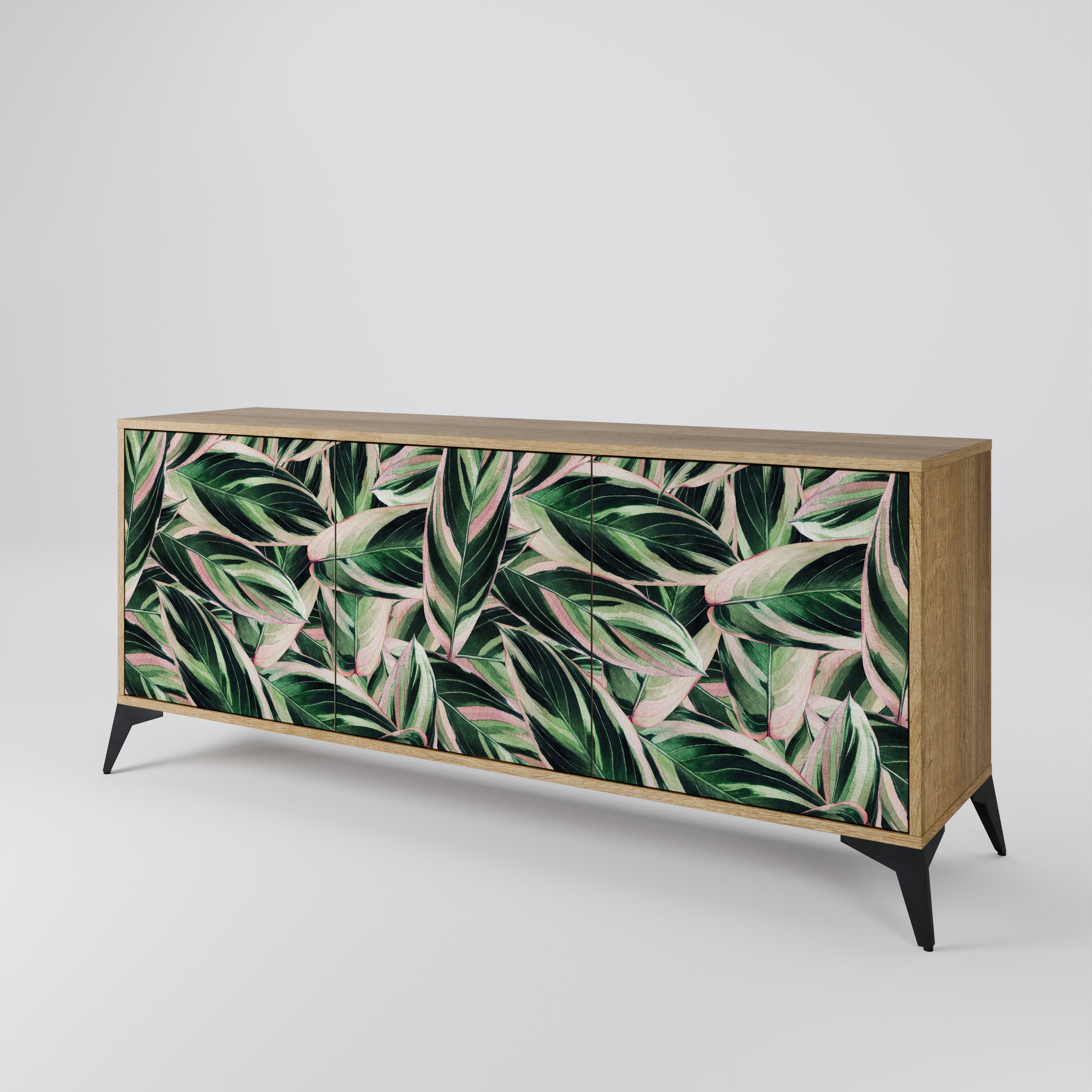 EERIE STROMANTHE 3-Door Sideboard in Oak Effect