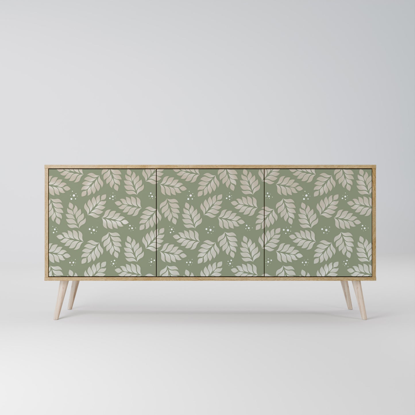 LEAVES ON GREEN Μπουφές 3-θυρών