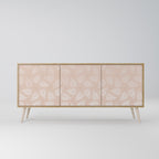 LEAVES ON BEIGE 3-Door Sideboard