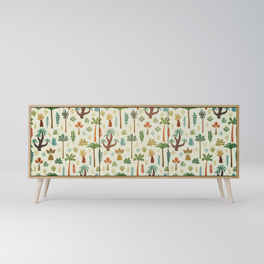 PALM SPRING 3-Door Sideboard in Oak Effect