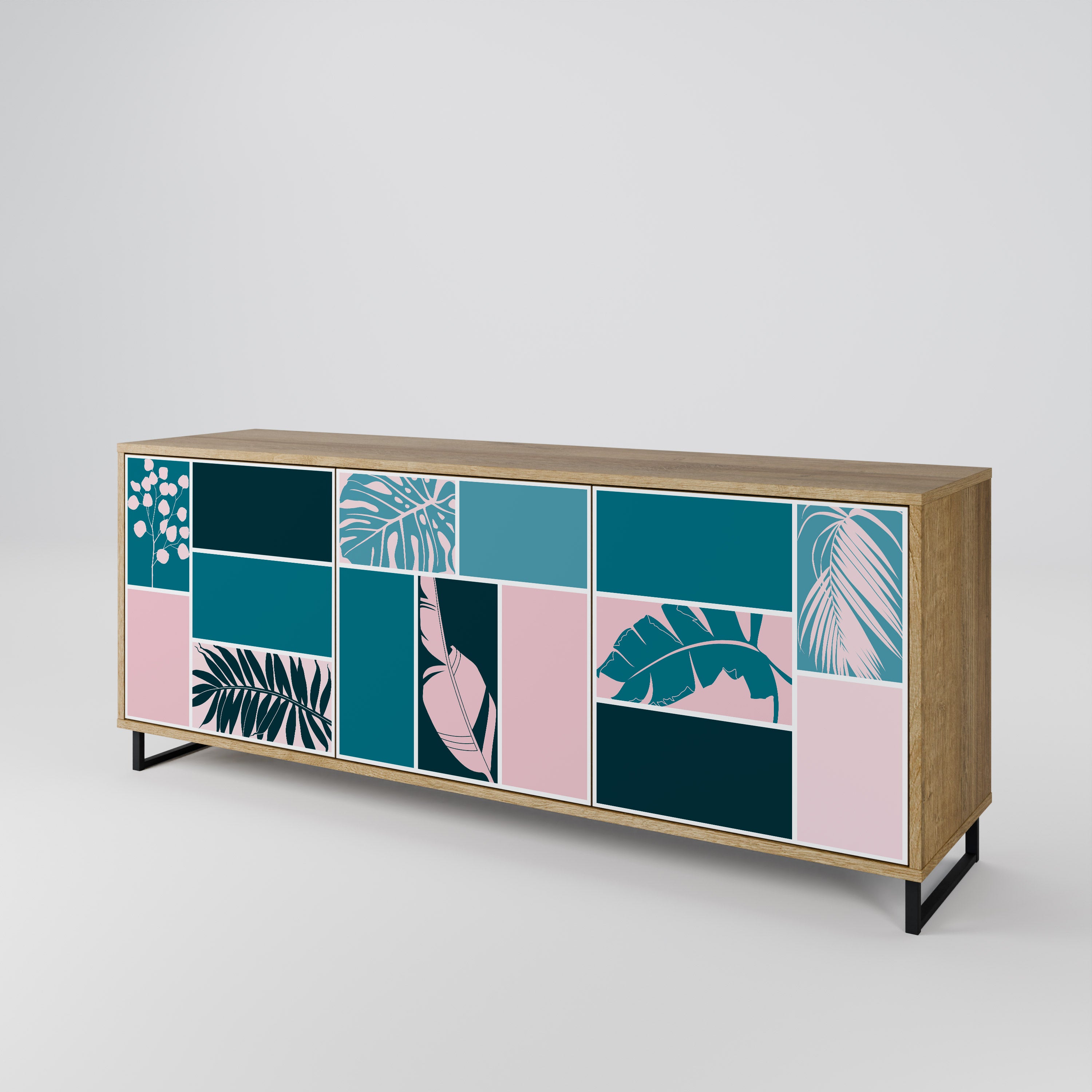 COMBINATION OF SHAPES 3-Door Sideboard