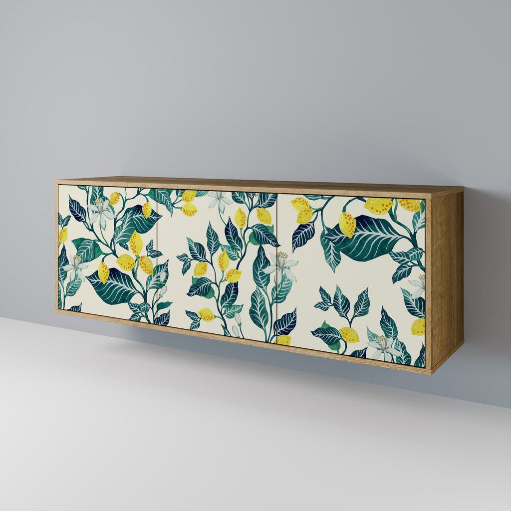 LEMON TREE 3-Door Sideboard in Oak Effect