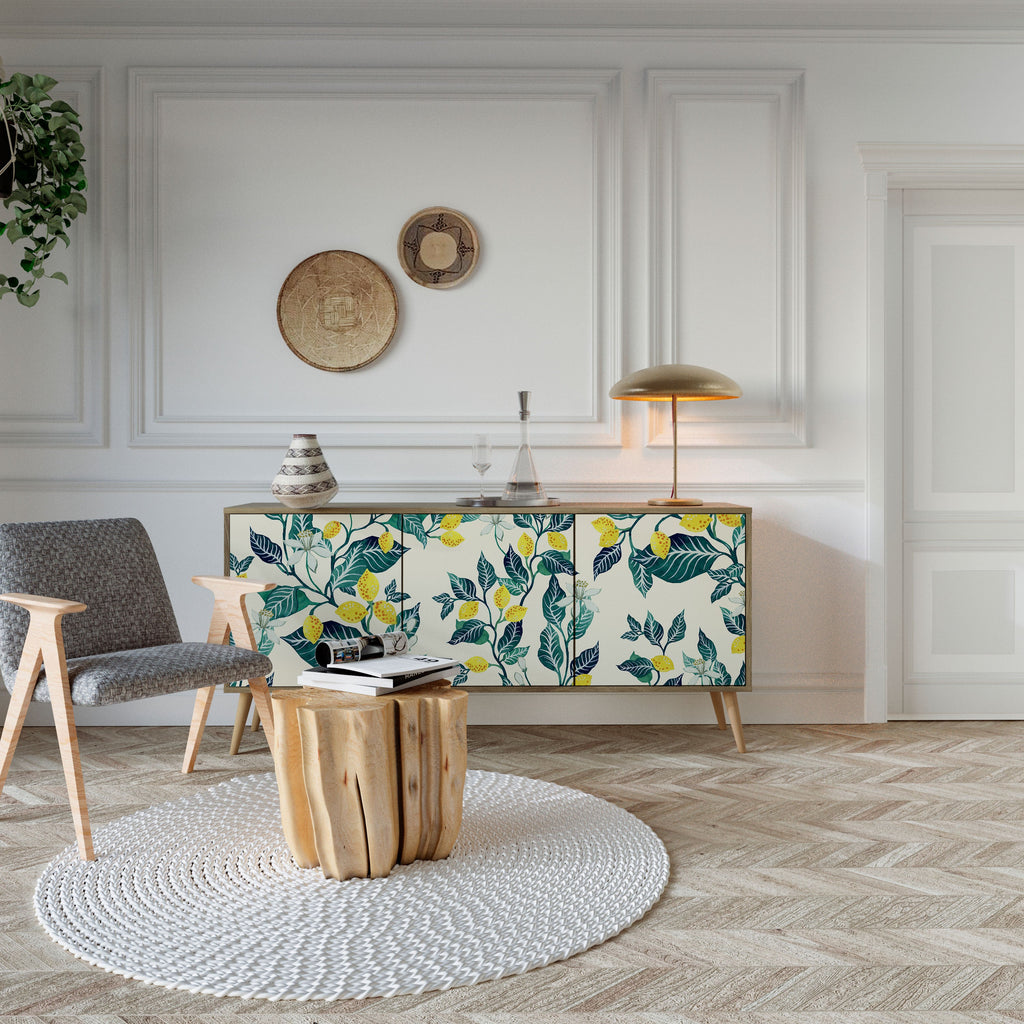 LEMON TREE 3-Door Sideboard in Oak Effect