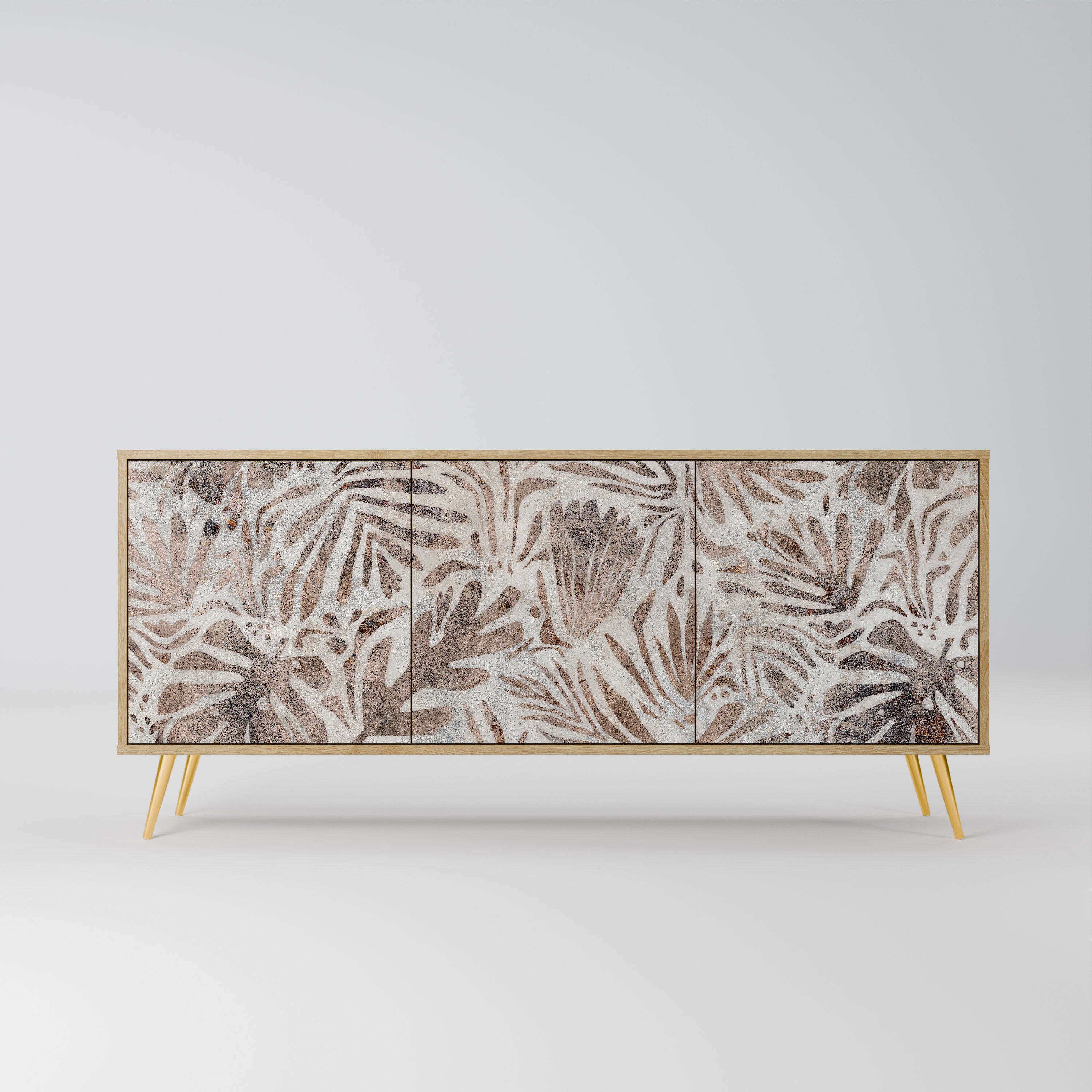 PASSING TIME 3-Door Sideboard in Oak Effect