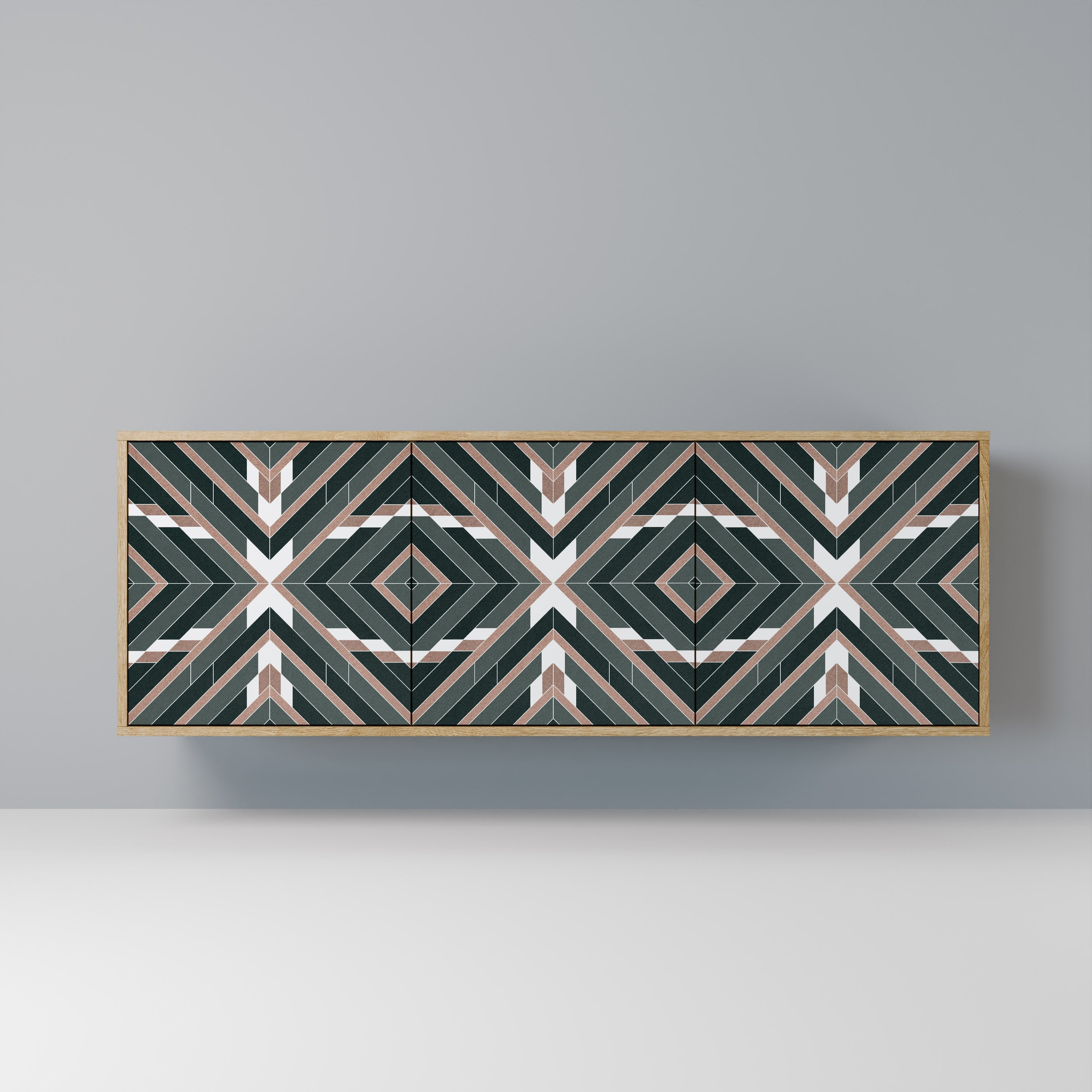 DIMENSION DELIGHTS 3-Door Sideboard in Oak Effect
