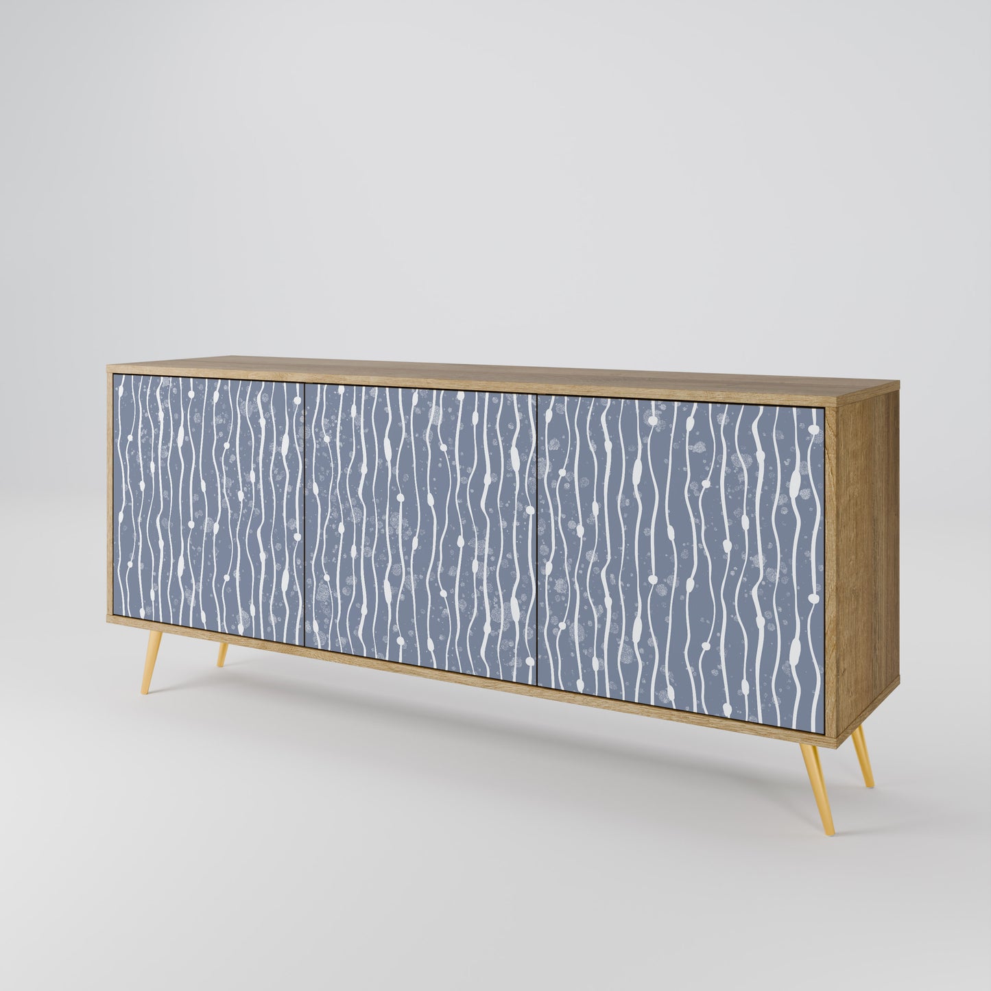 GRAPHITE RAIN Μπουφές 3-θυρών