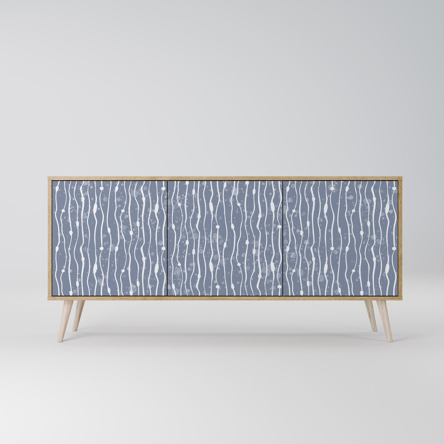 GRAPHITE RAIN Μπουφές 3-θυρών