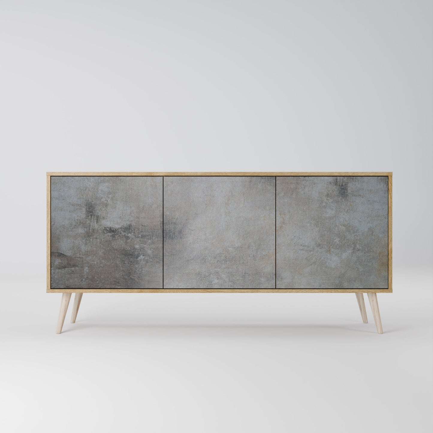CONCRETE WALL Μπουφές 3-θυρών