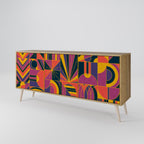 ELECTRIC PATTERNS 3-Door Sideboard