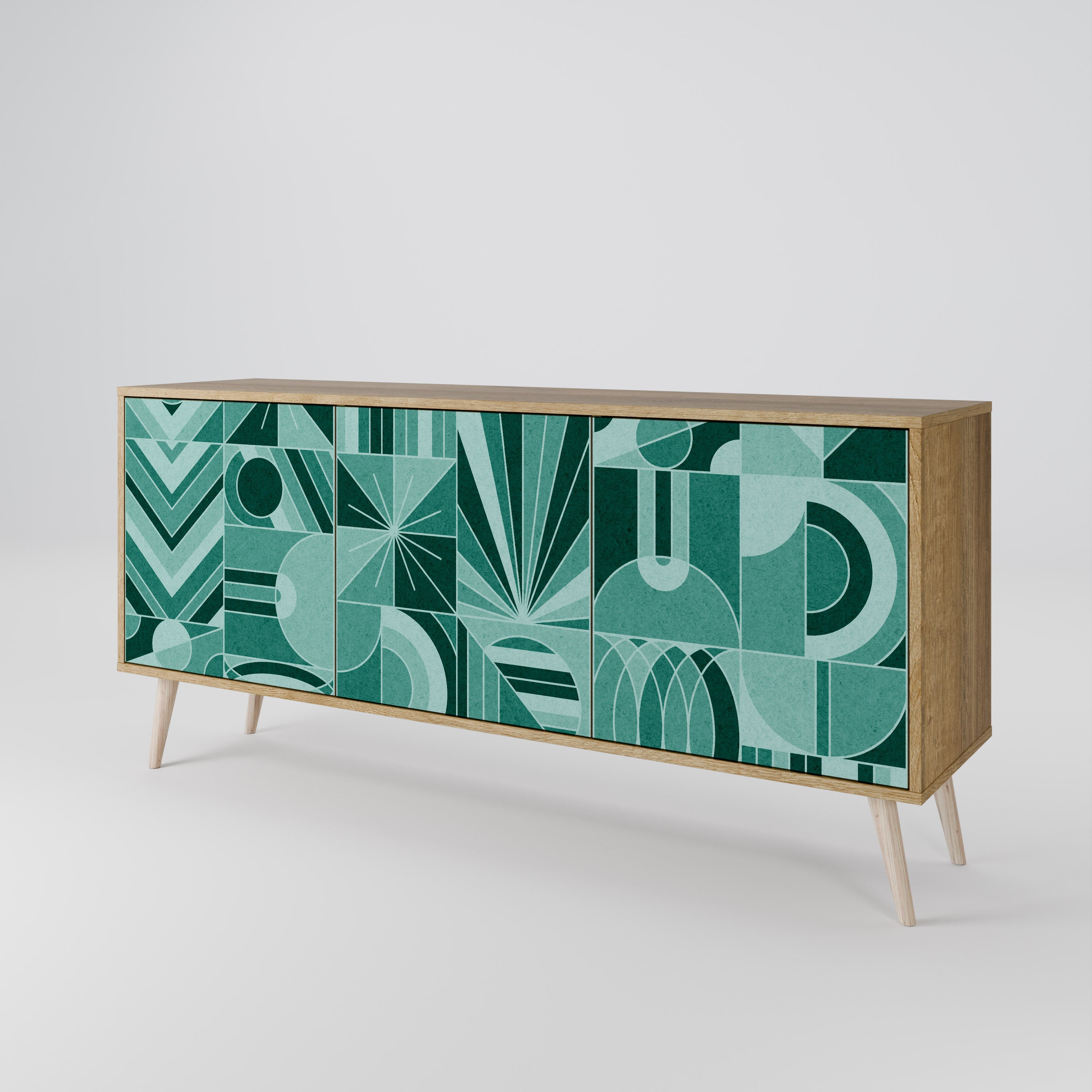 HARMONIC GRID 3-Door Sideboard