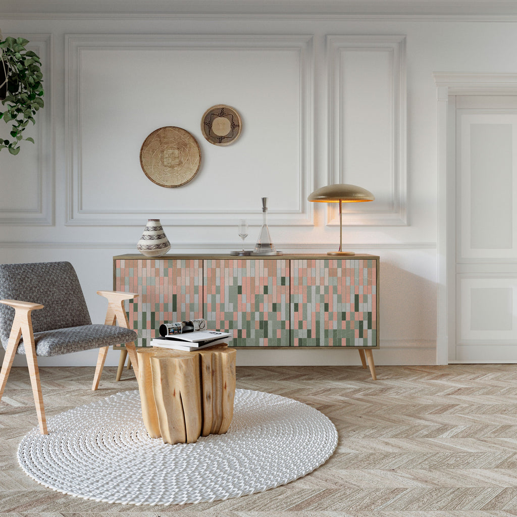 BUILDING THE FUTURE 3-Door Sideboard in Oak Effect