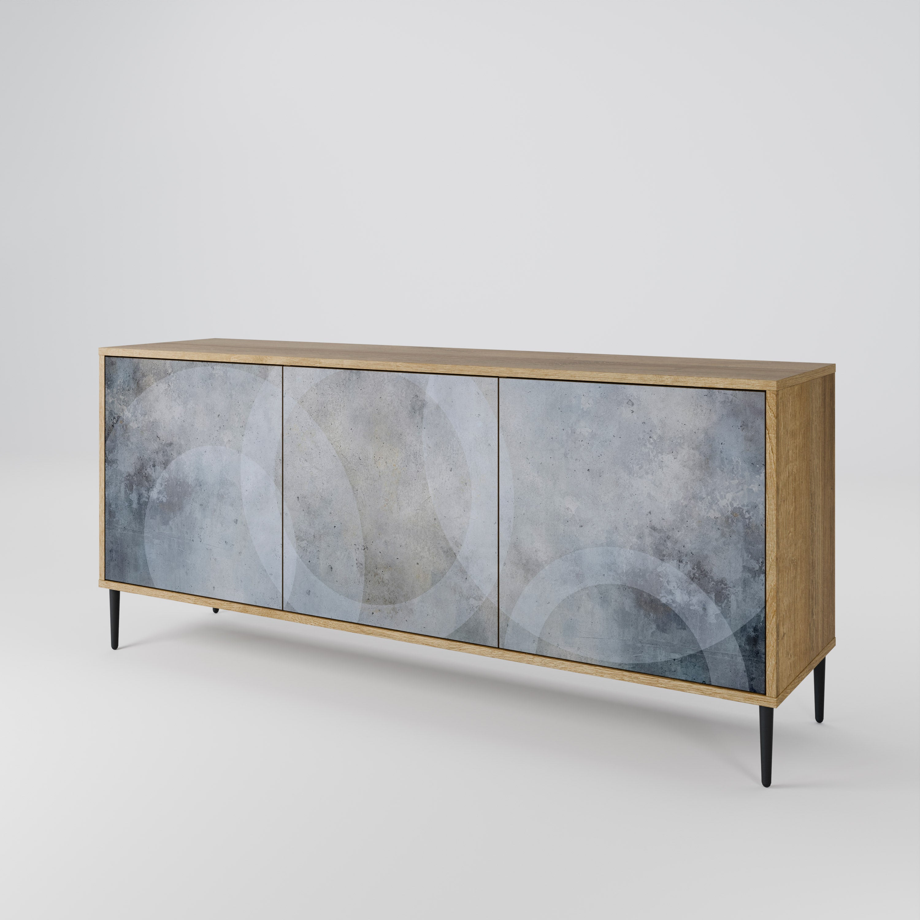 MUTED ARC 3-Door Sideboard