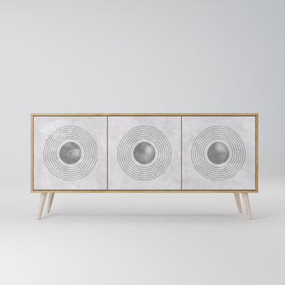 SOLID CIRCLES Μπουφές 3-θυρών