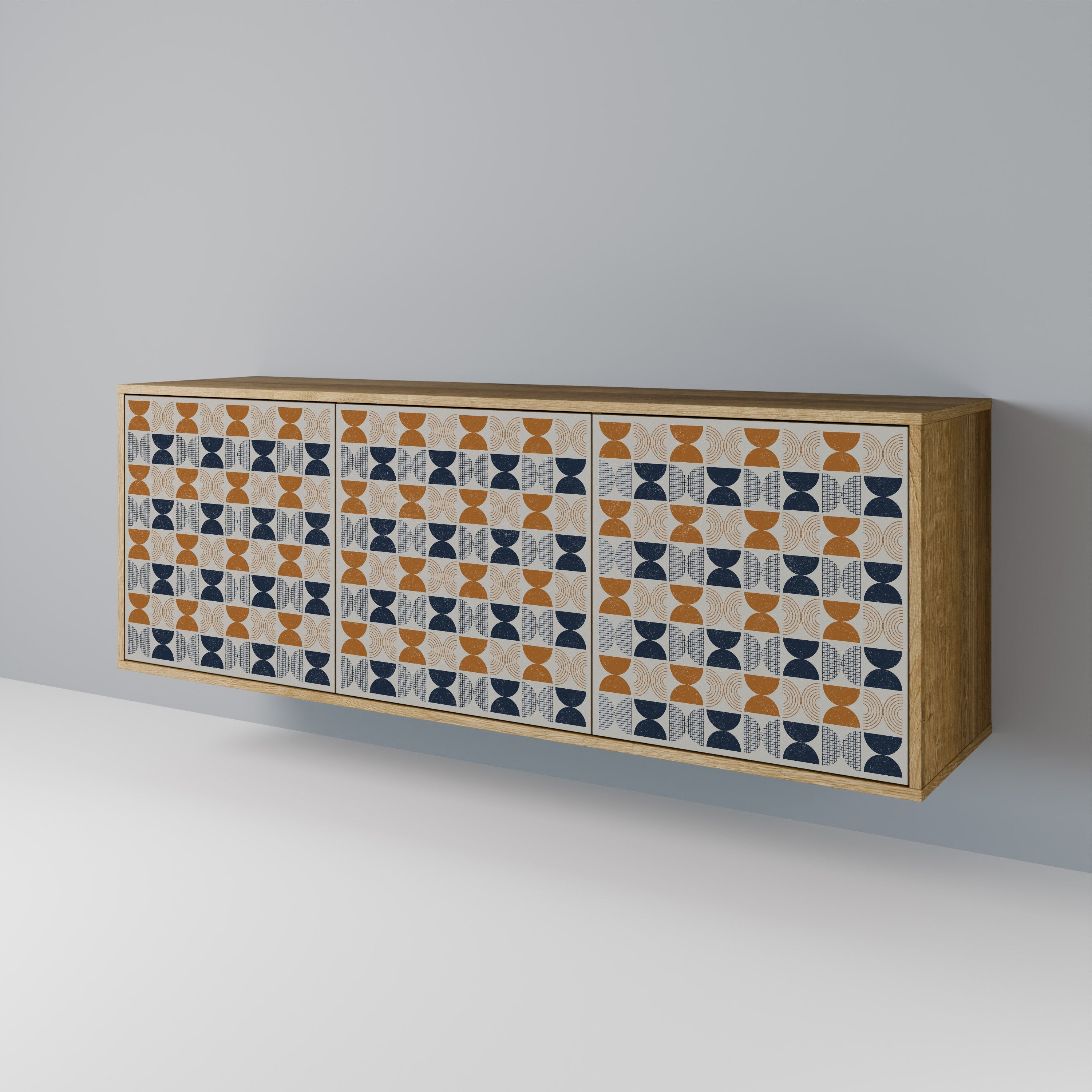 REFLECTION RANGE 3-Door Sideboard in Oak Effect