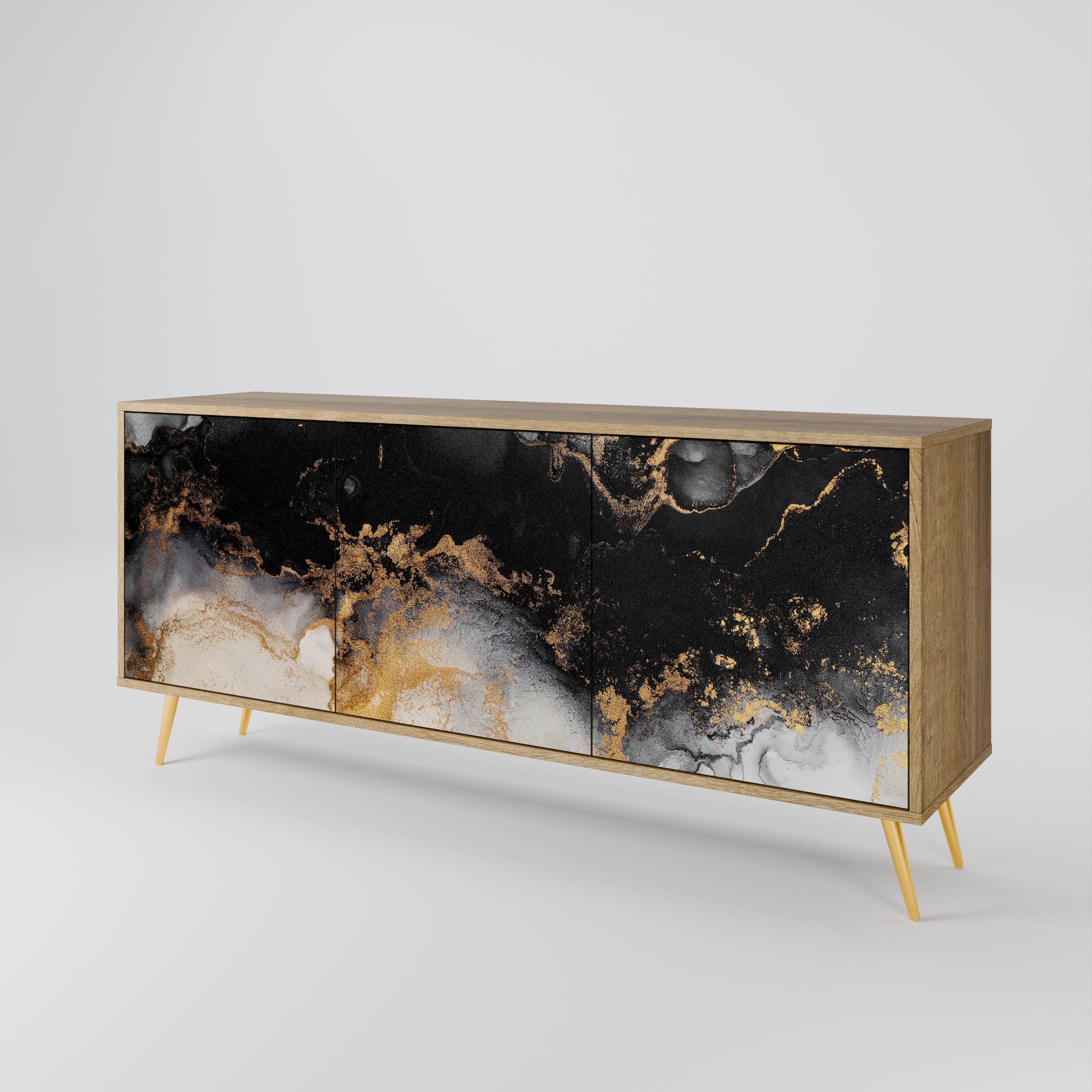 MARBLE OF TOMMORROW 3-Door Sideboard