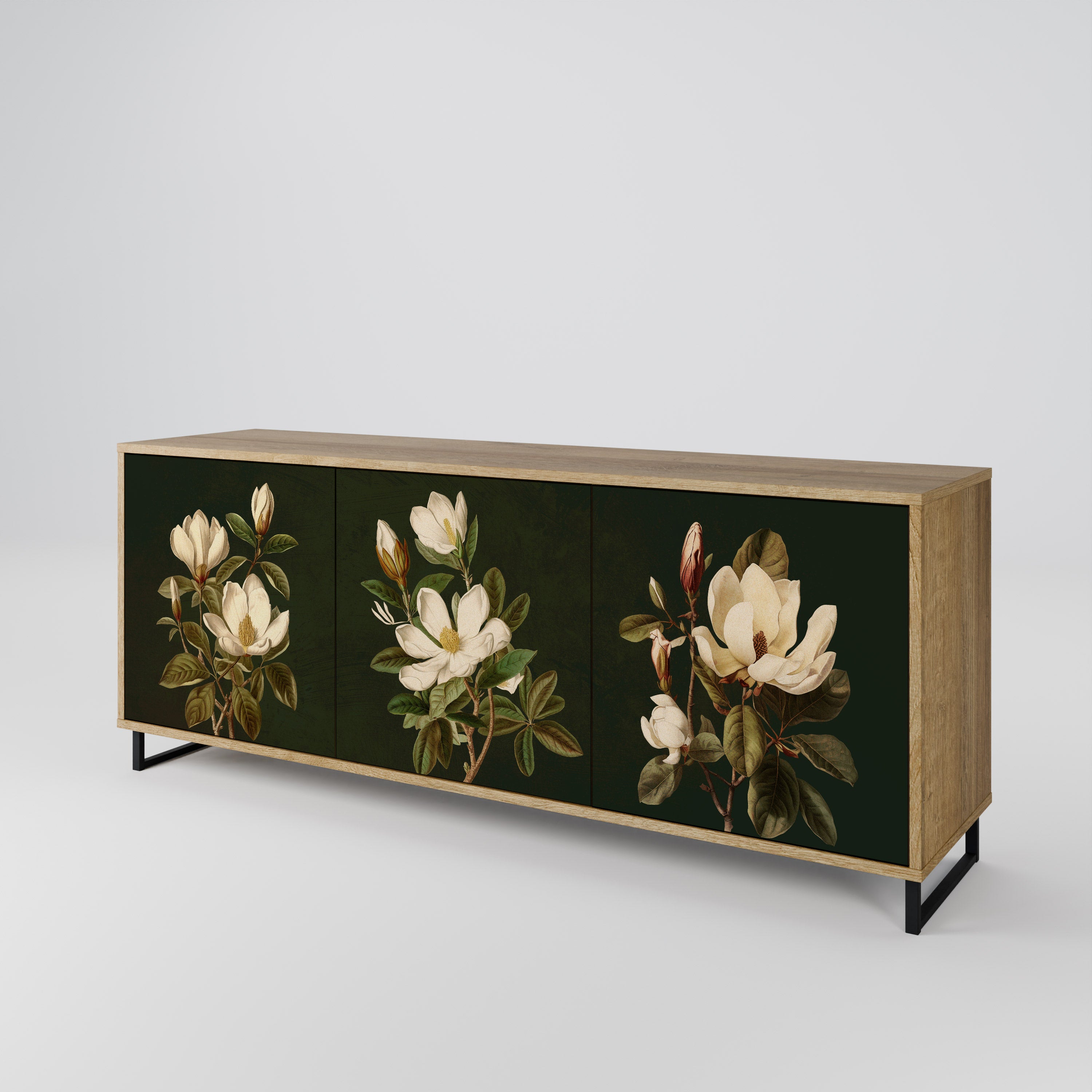 FLORAL NOIR 3-Door Sideboard