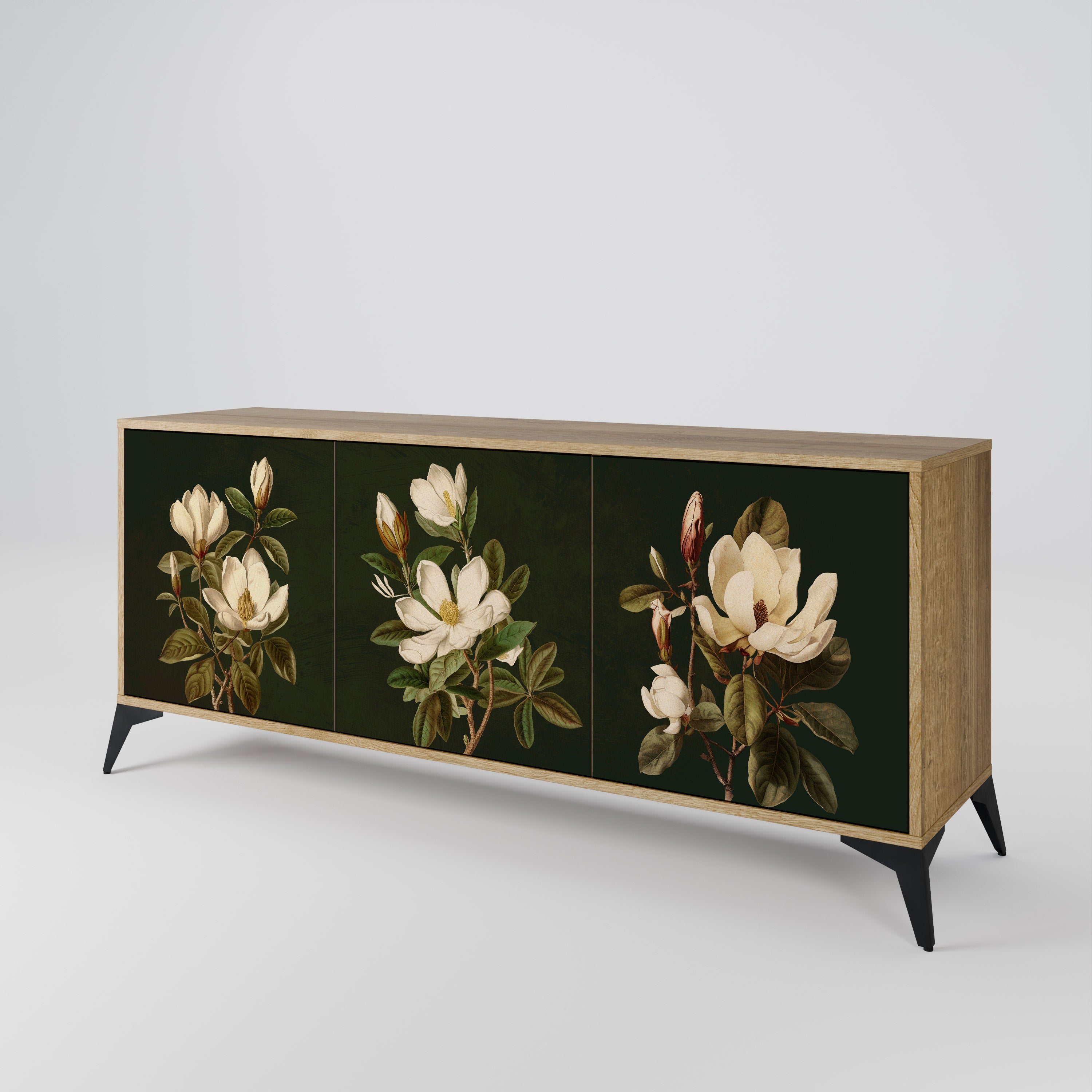 FLORAL NOIR 3-Door Sideboard