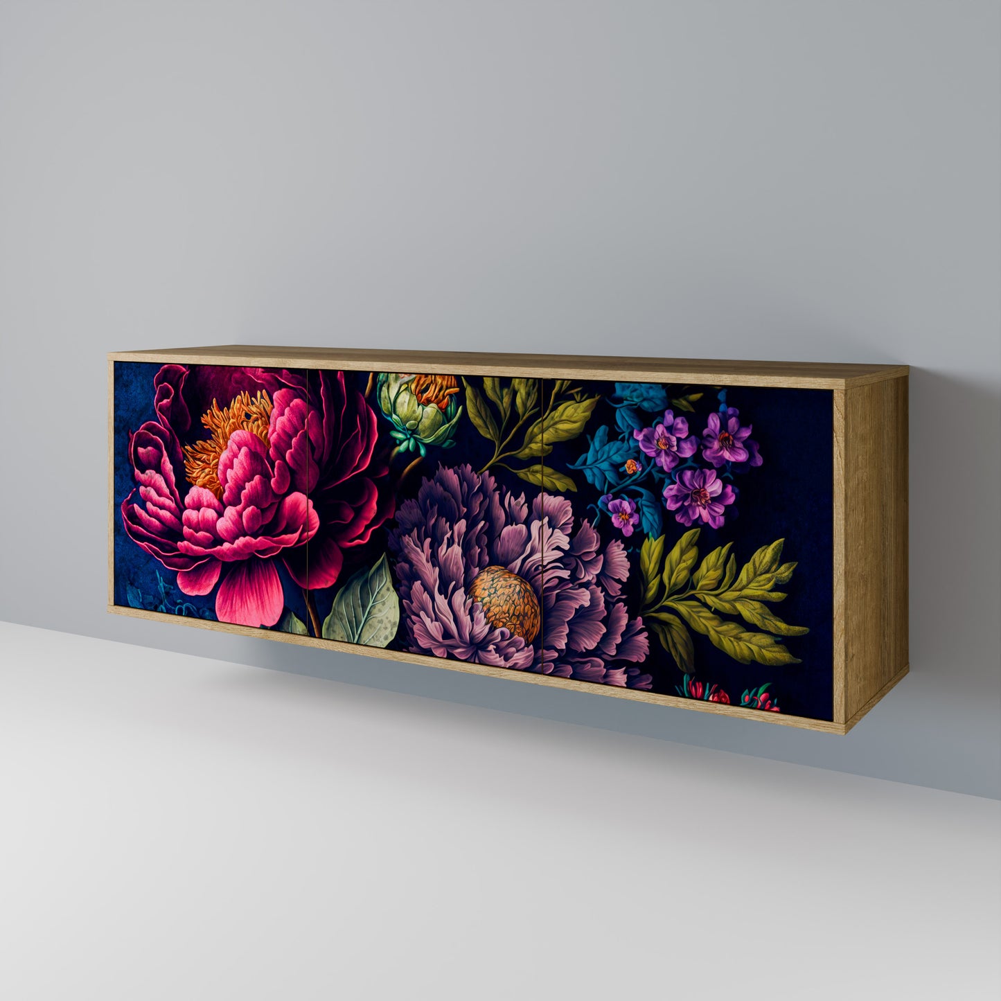 BLOOMING ELEGANCE Μπουφές 3-θυρών