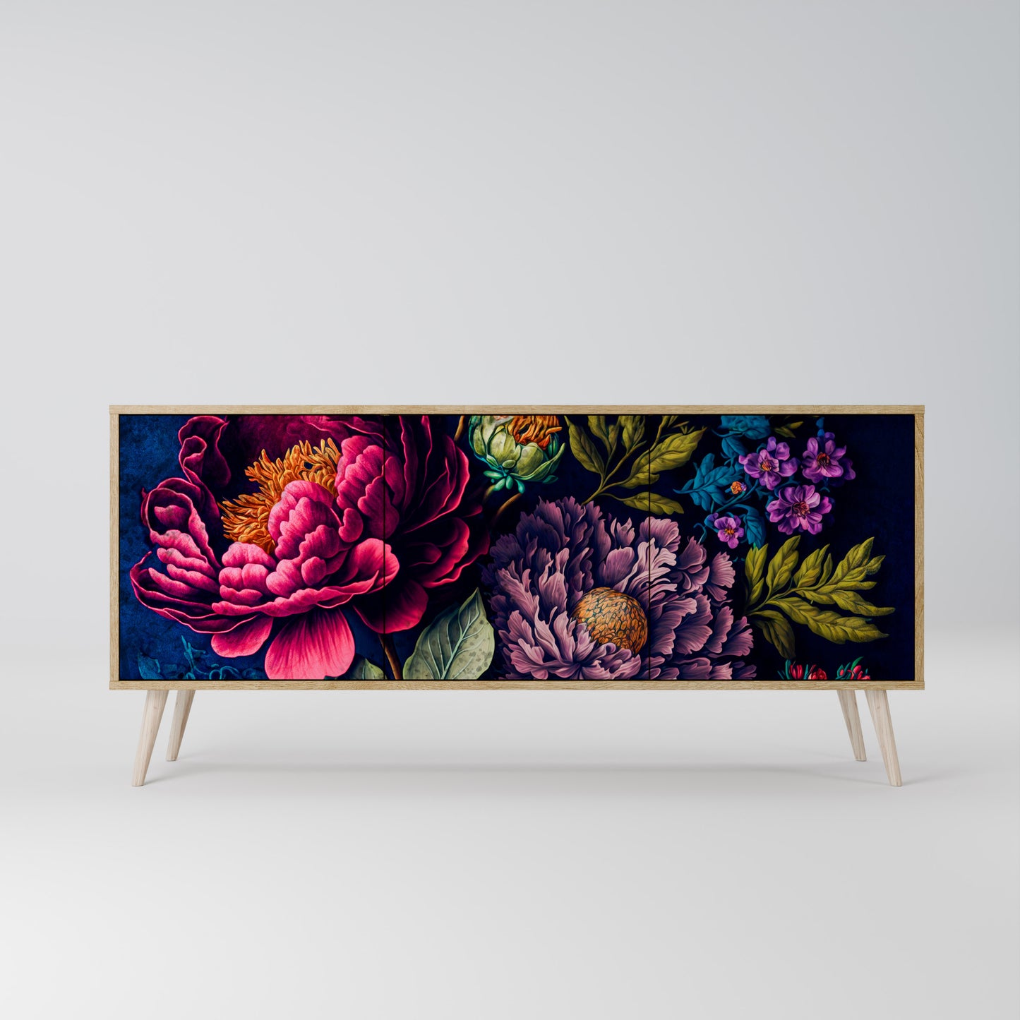 BLOOMING ELEGANCE Μπουφές 3-θυρών